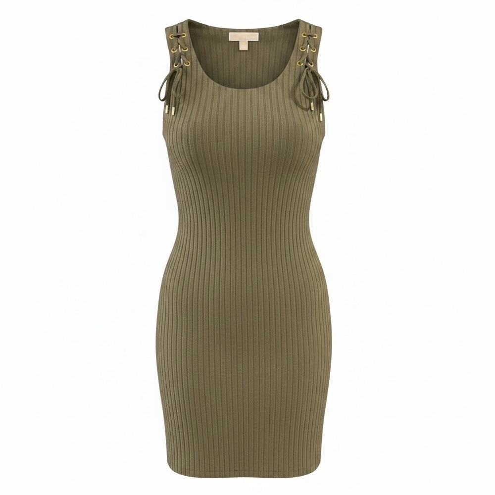Michael Kors Sleeveless Dress Green Size S